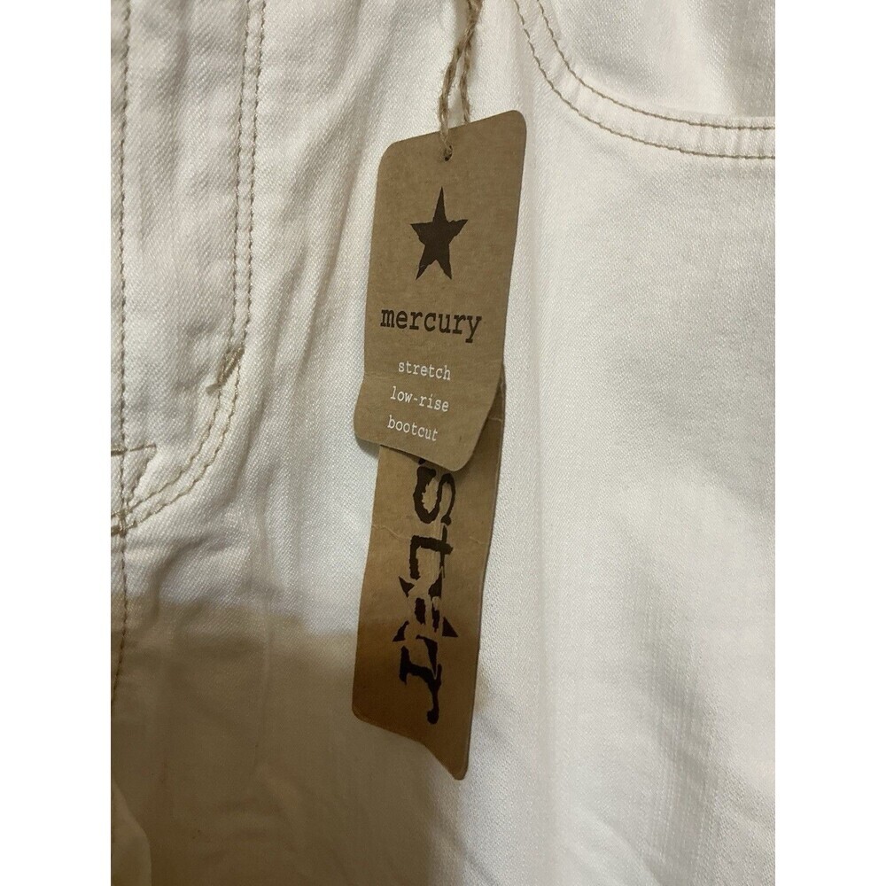 Jeanstar Mercury White Stretch Low Rise Bootcut Jeans Size 12 NWT - Picture 2 of 5